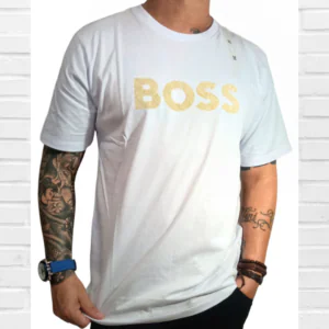 Camiseta  Boss Malha Italiana.