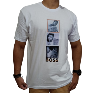 Camiseta Boss Muhammad Ali malha italiana (GG)